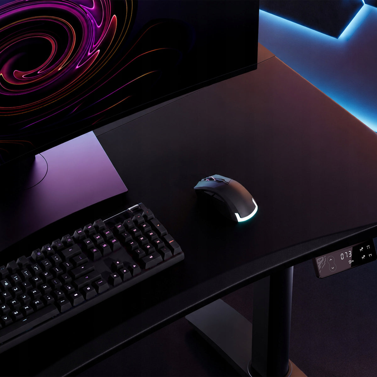 Gaming Desk Electric Adjustable 120cm DIABLO X-FORGE Black Manufacturer code 2370