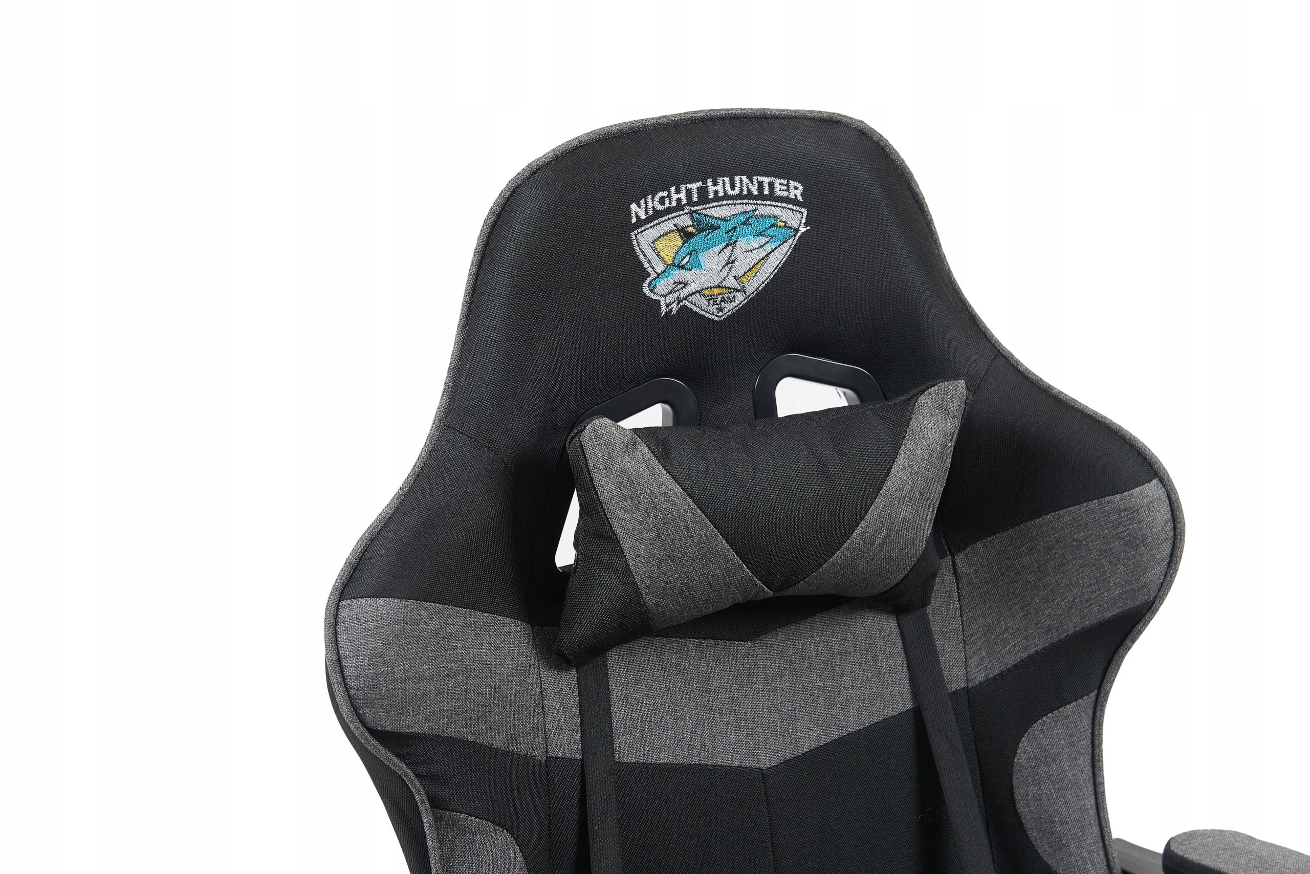 Gaming MASSAGE Chair FABRIC Swivel Player Chair Material FOOTREST Furniture height 124 cm