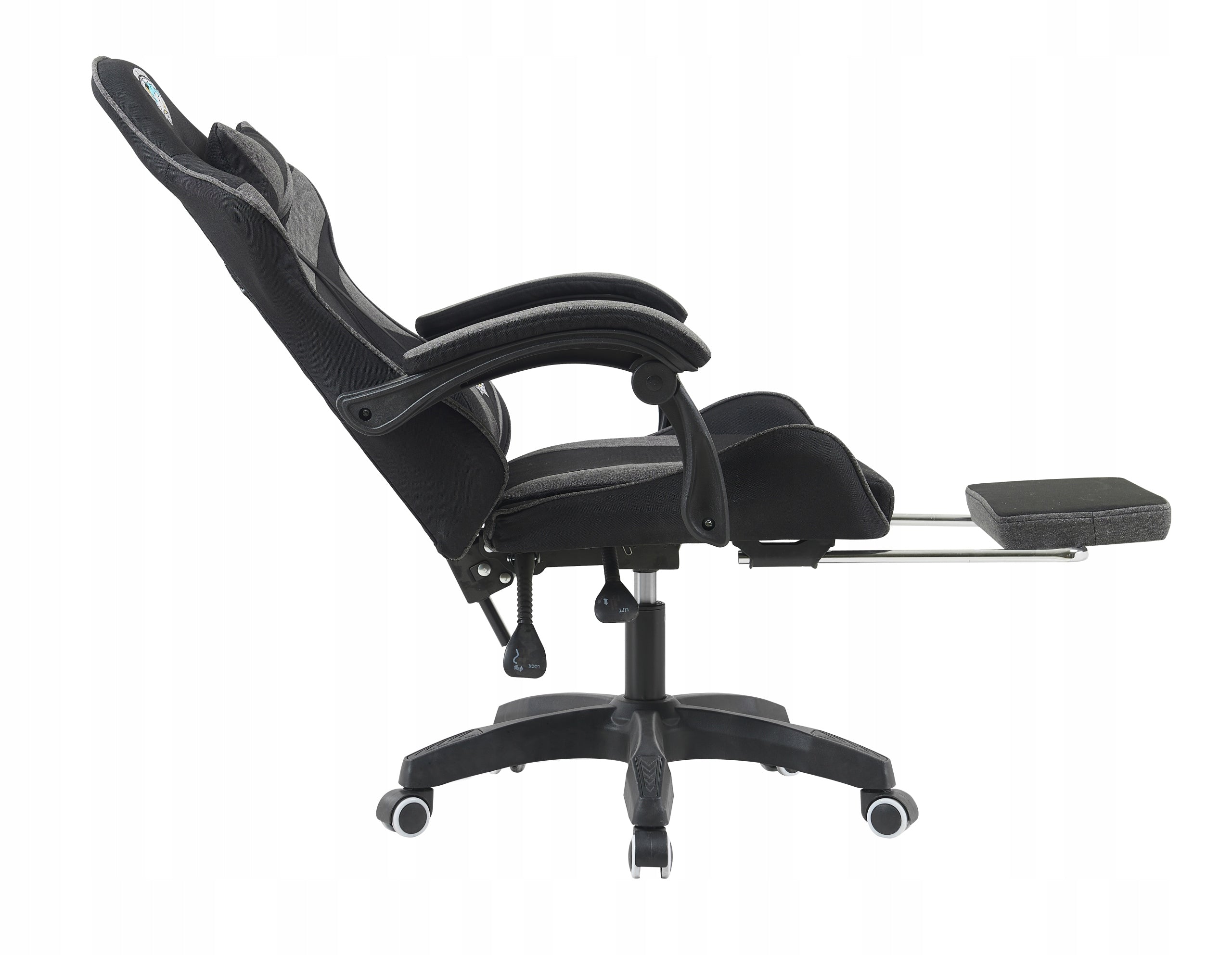 Gaming MASSAGE Chair FABRIC Swivel Player Chair Material FOOTREST Packaging status original