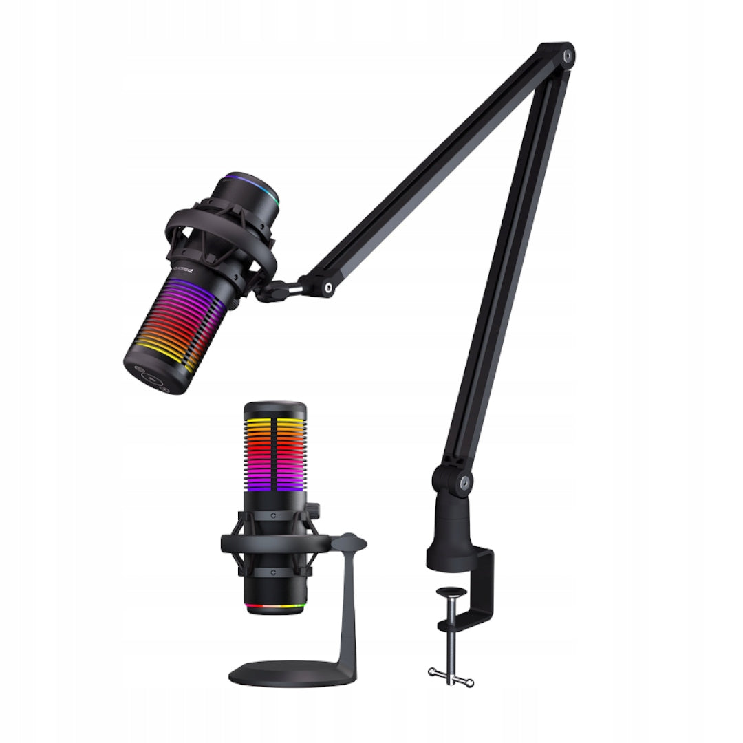 Gaming Microphone PREYON Osprey Scream RGB USB Capacitive Tripod