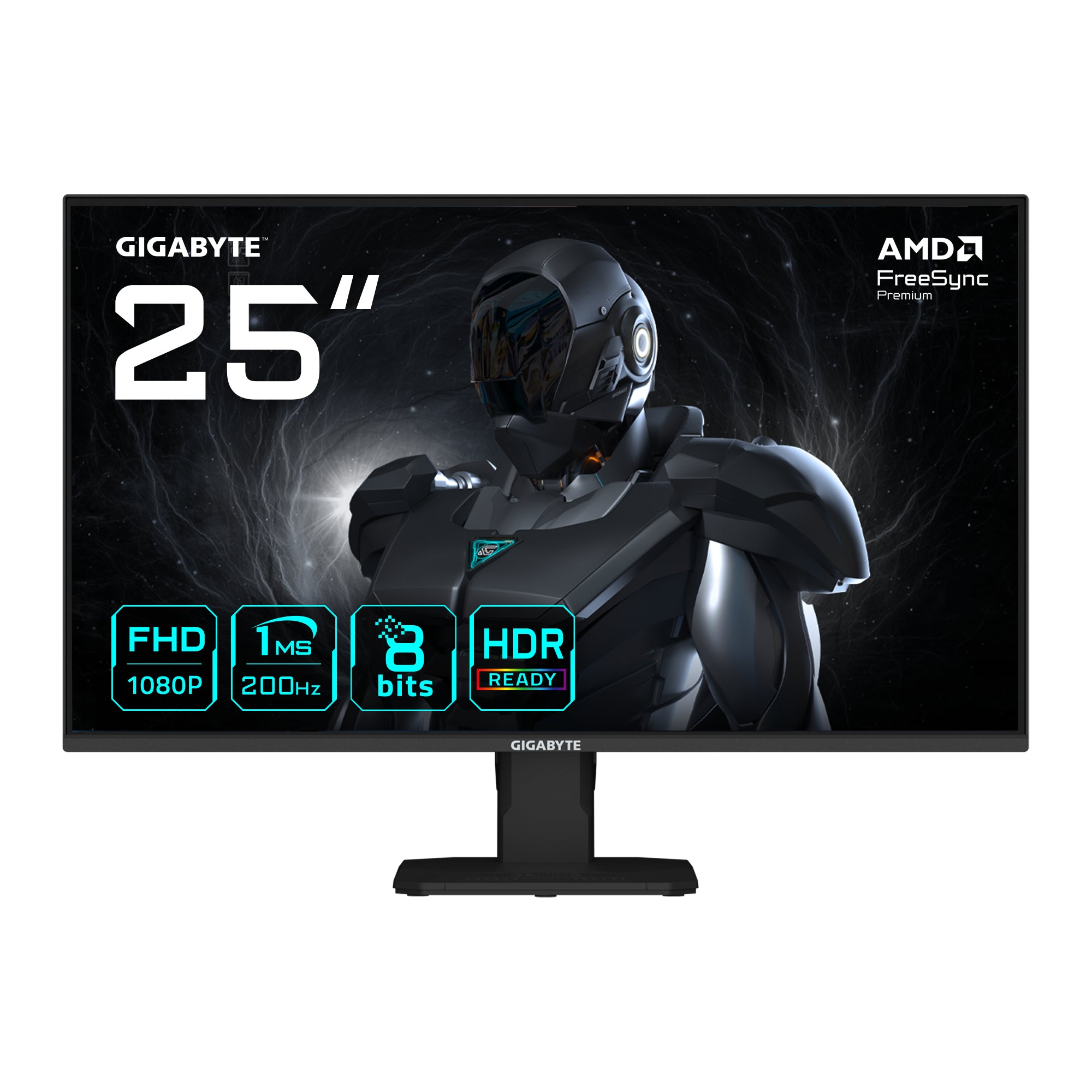 Gaming Monitor Gigabyte GS25F2 200 Hz IPS 1920 x 1080 FullHD 1ms Brand Gigabyte