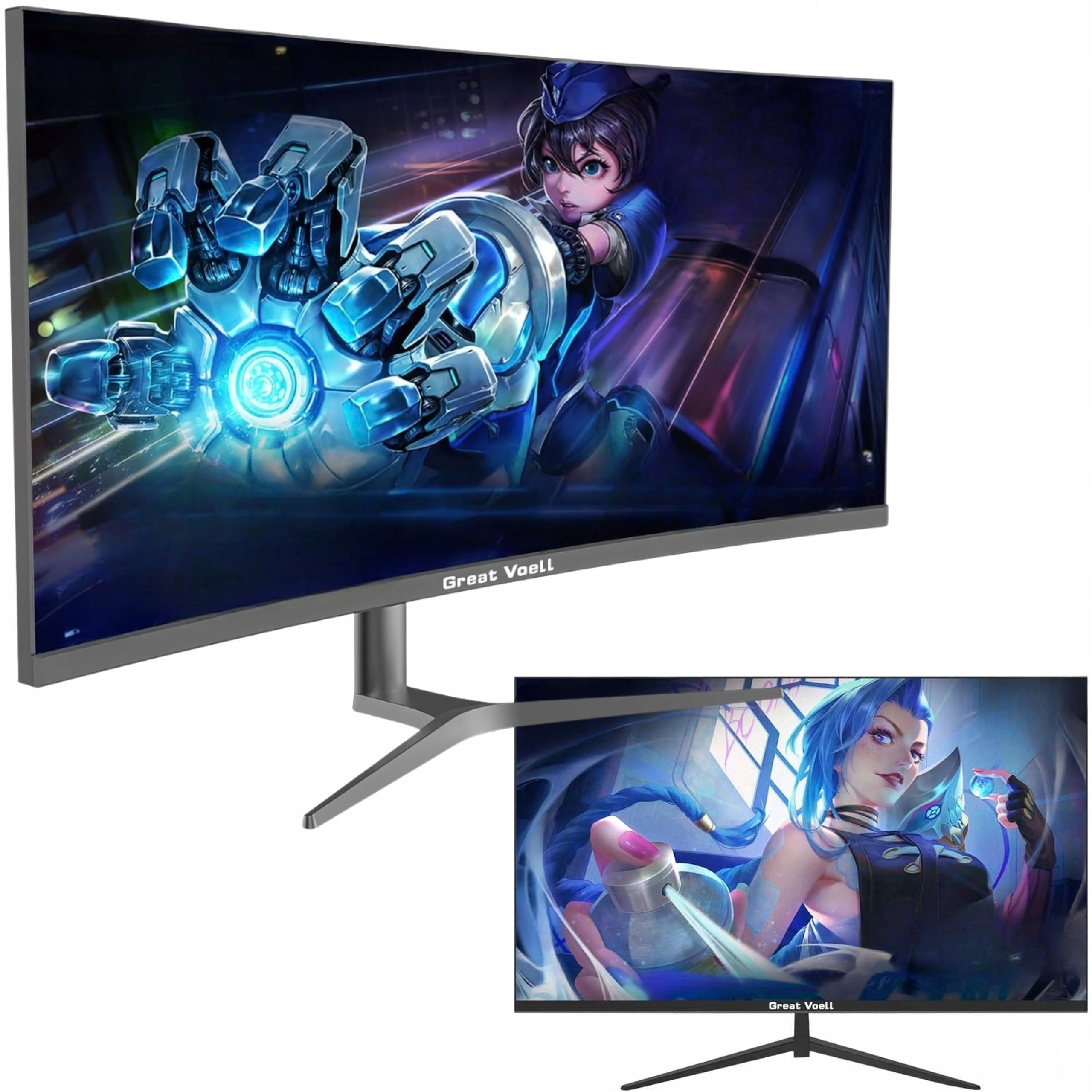 Gaming Monitor Great Voell Z270B16 27 Inch 180Hz Va Led Fhd 1Ms Black