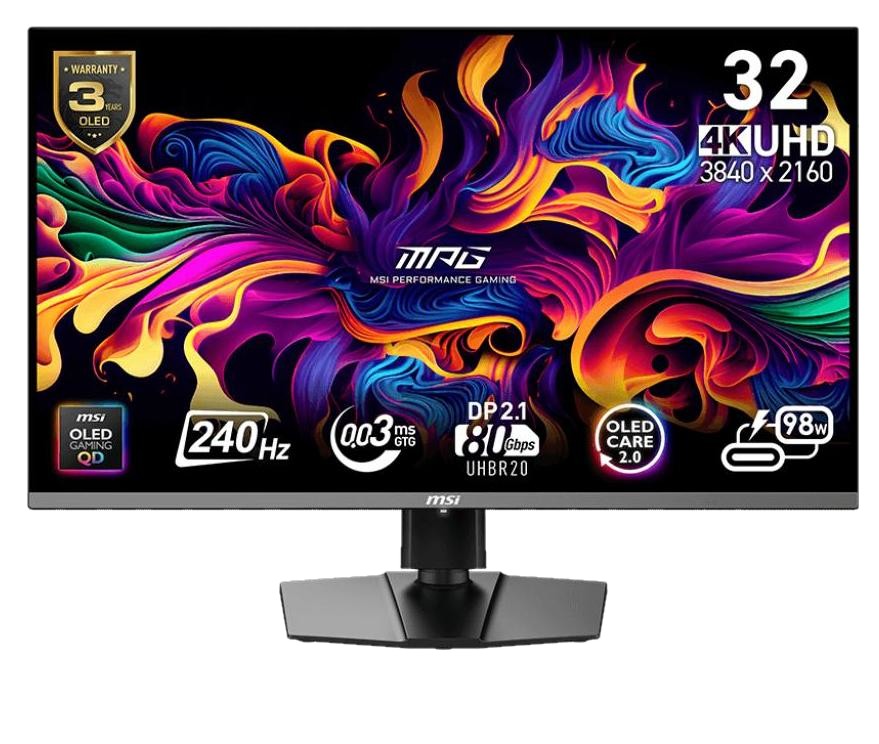 Gaming Monitor MSI MPG 322URX QD OLED 3840 x 2160 (UHD 4K) 240 Hz