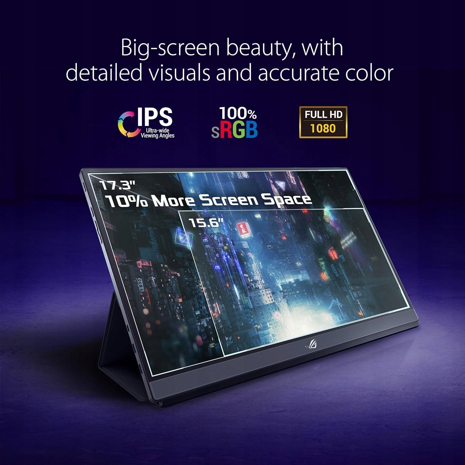 Gaming Monitor Portable ASUS XG17AHPE 17,3” Full HD IPS 240Hz 3ms Manufacturer code XG17AHPE