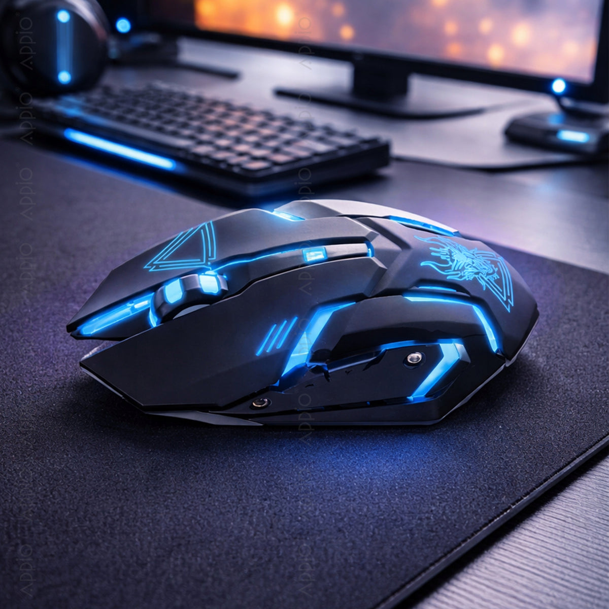 Gaming Mouse Backlit Wireless Computer For BT Laptop Manufacturer code 0247