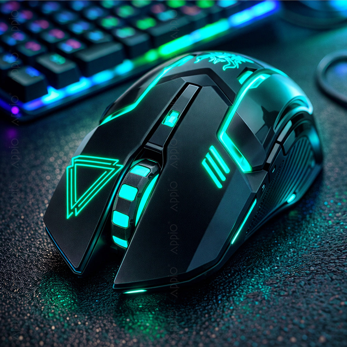 Gaming Mouse Backlit Wireless Computer For BT Laptop Packaging status original