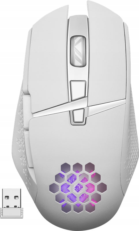 Gaming Mouse White For Players Wireless