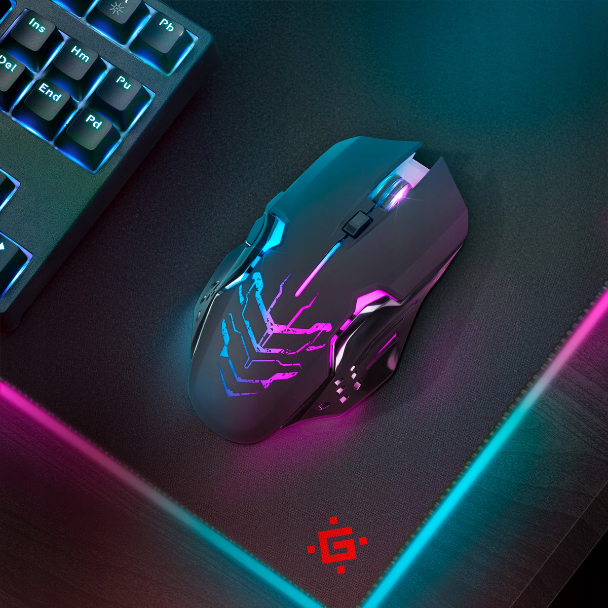 Gaming Mouse Wireless Gaming Mouse Mute Click Defender Katana Packaging status original