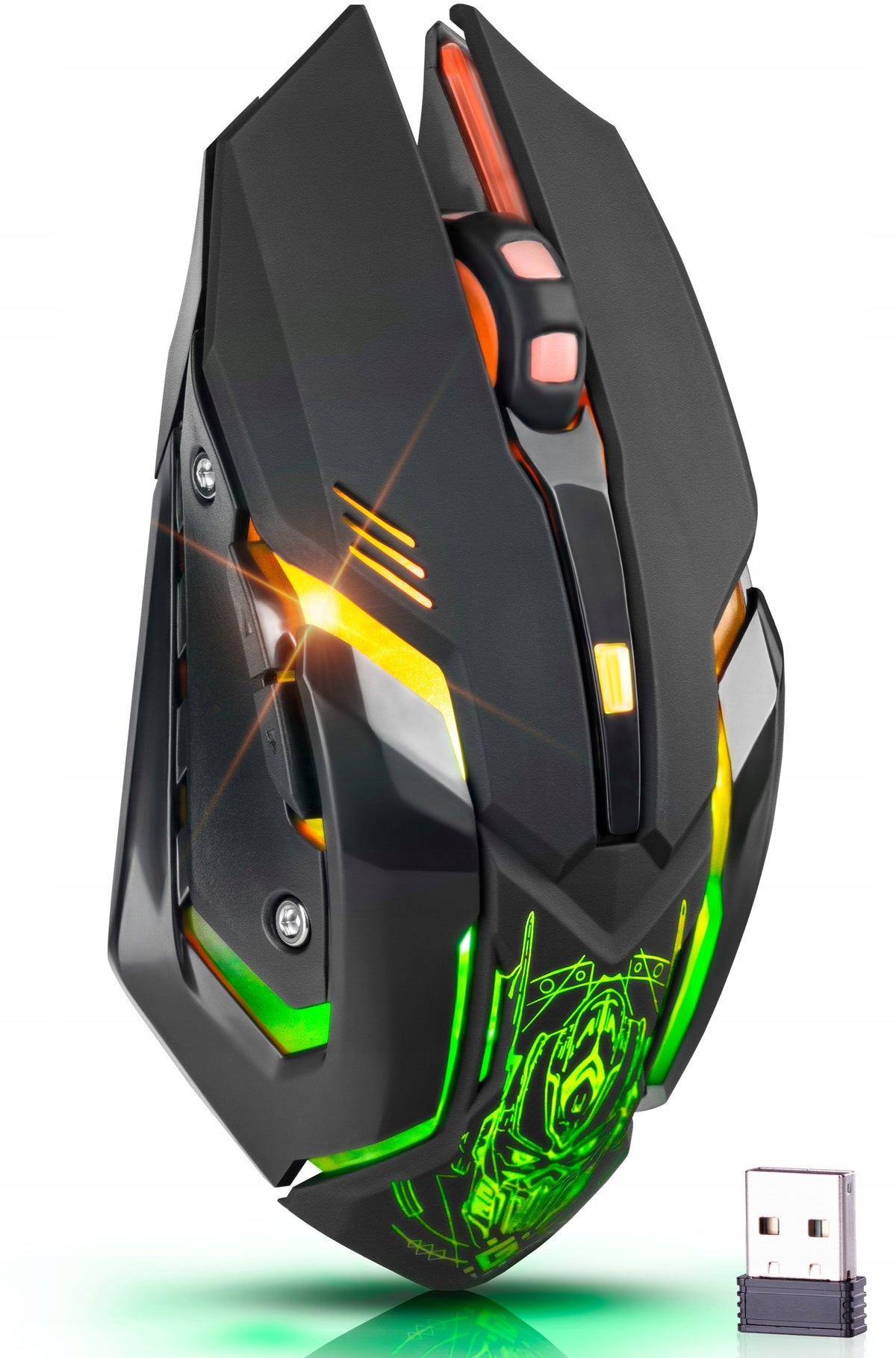 Gaming Mouse Wireless LED Defender Trigger 3200DPI