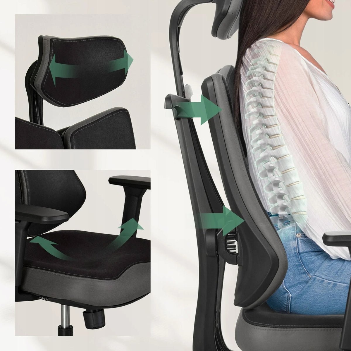 Gaming Office Chair Ergonomic Swivel Office Chair Adjustable Packaging status original