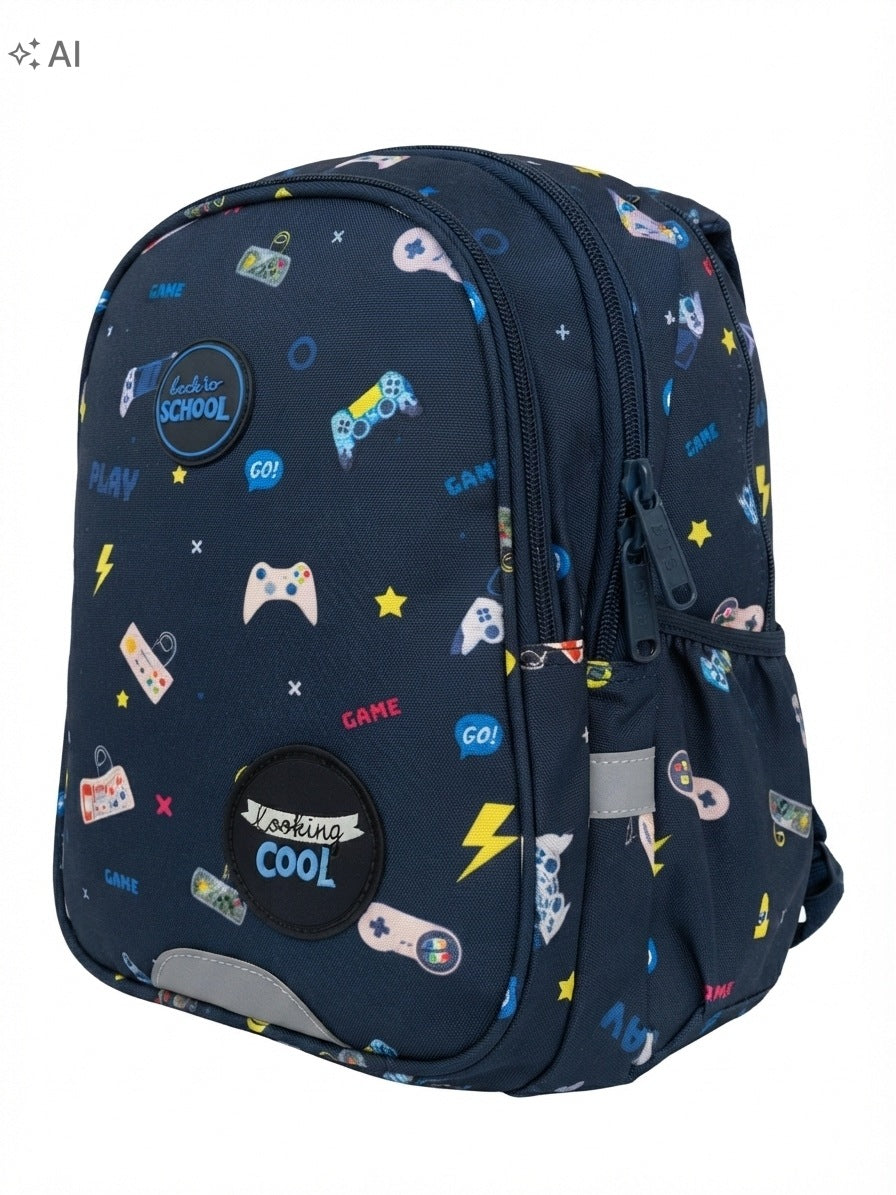 Gaming School Backpack 3-Chamber Multi-Chamber