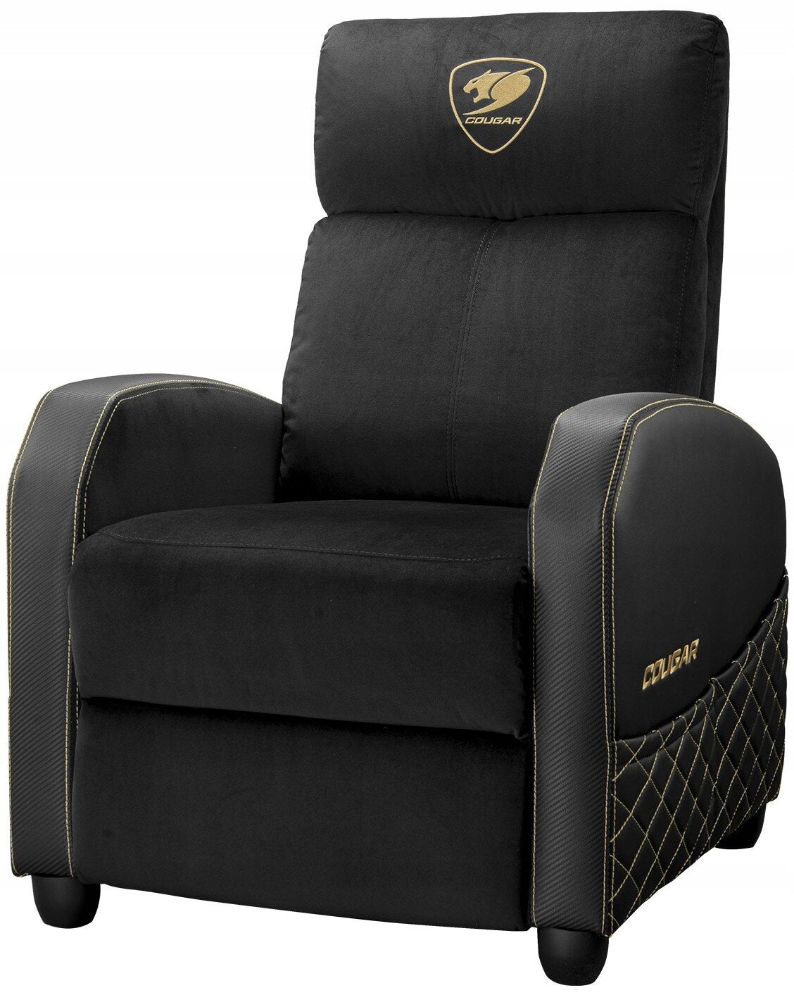 Gaming Sofa COUGAR Elite Black and Gold Furniture height 100 cm