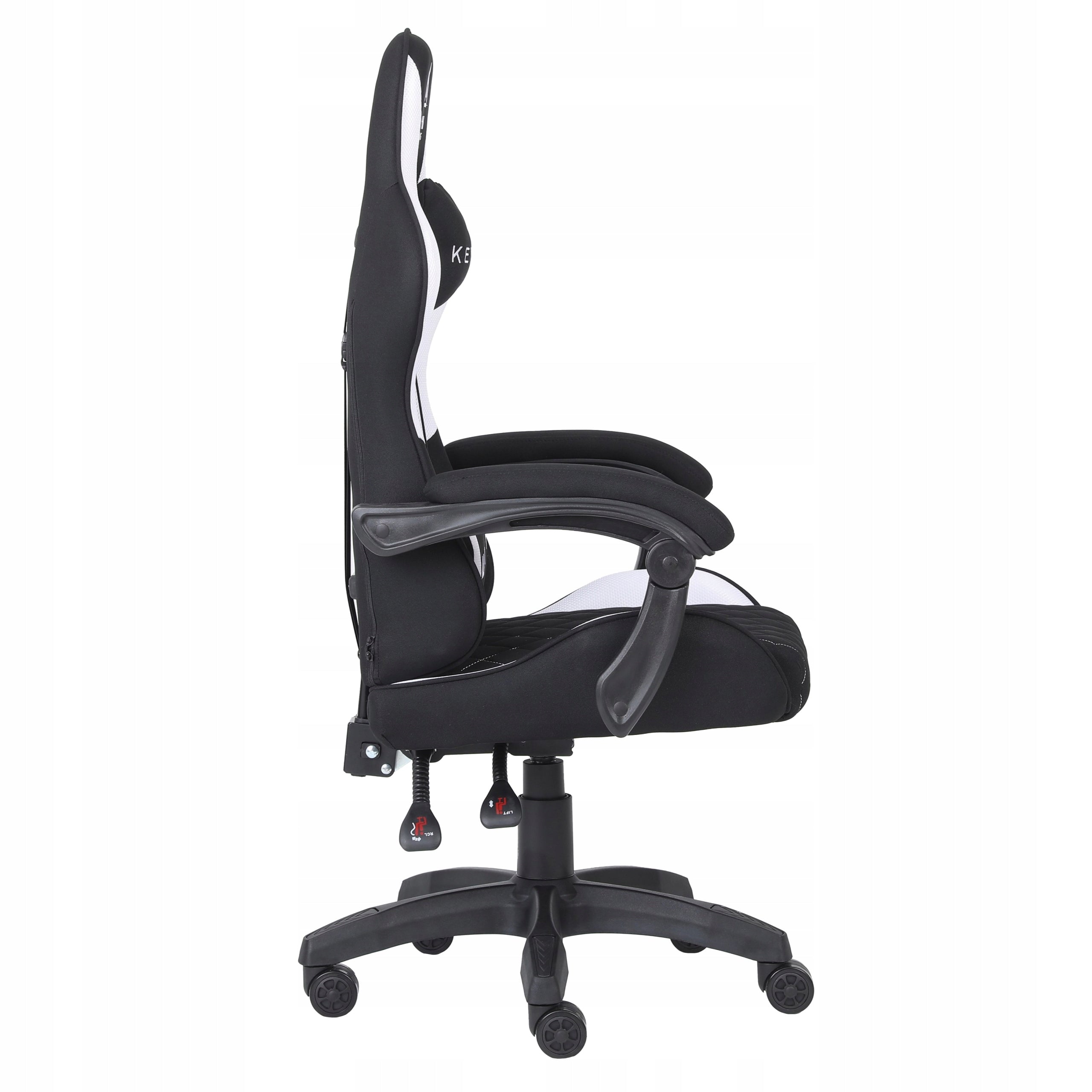 Gaming chair ALPHA office gaming chair swivel fabric Furniture height 130 cm
