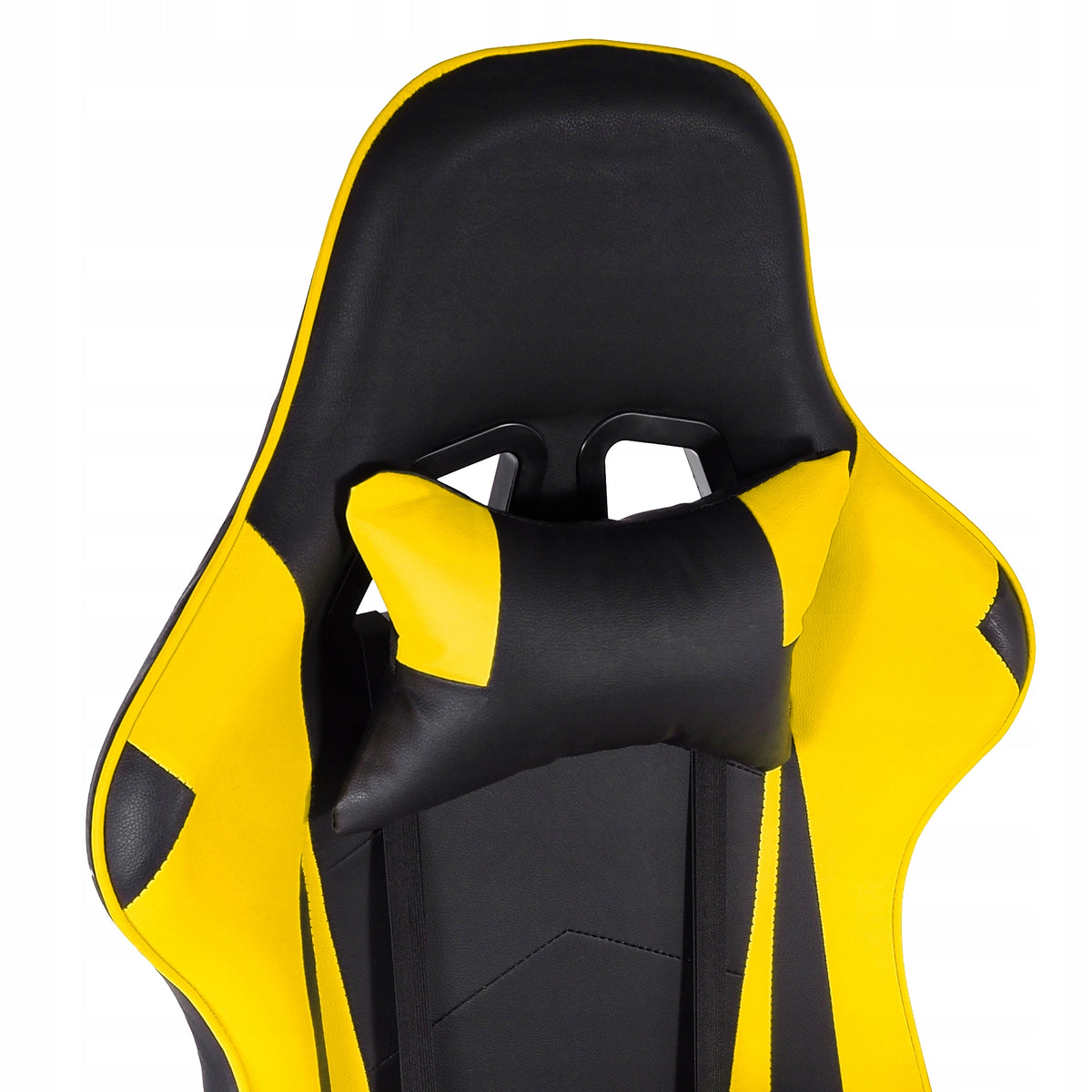 Gaming chair Black and Yellow Ergonomic swivel chair 128x62x60cm AGA Manufacturer code MR2090YELLOW