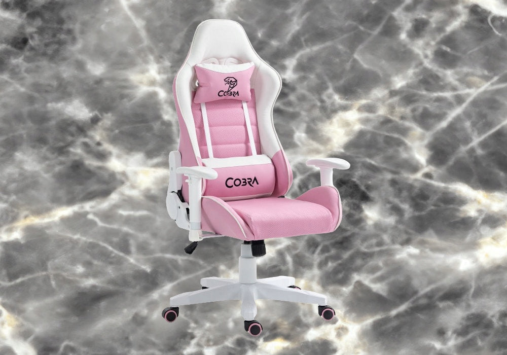 Gaming chair COBRA Rebel CR203 Pink and white Brand Cobra