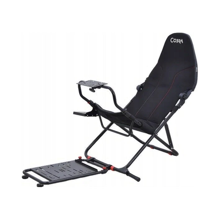 Gaming chair Cobra SIMR11BK black PU leather, ERGOSIM