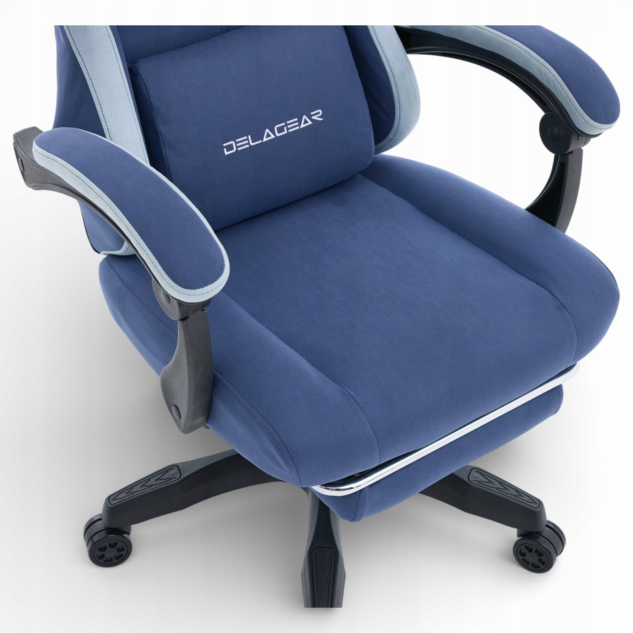 Gaming chair DELAGEAR G 325 dark blue office swivel chair Model G 325 Ciemnoniebieski Materiałowy