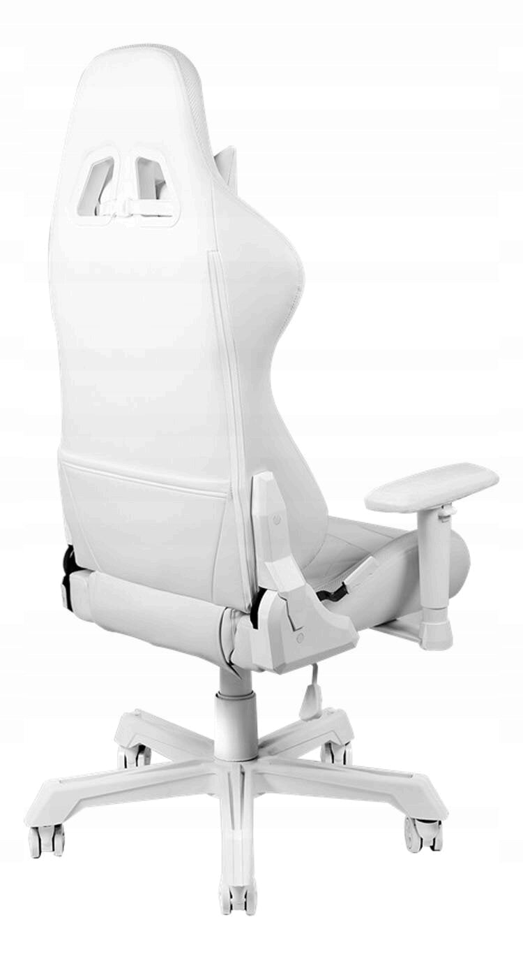 Gaming chair DELTACO WCH90 RGB White Upholstery material faux leather