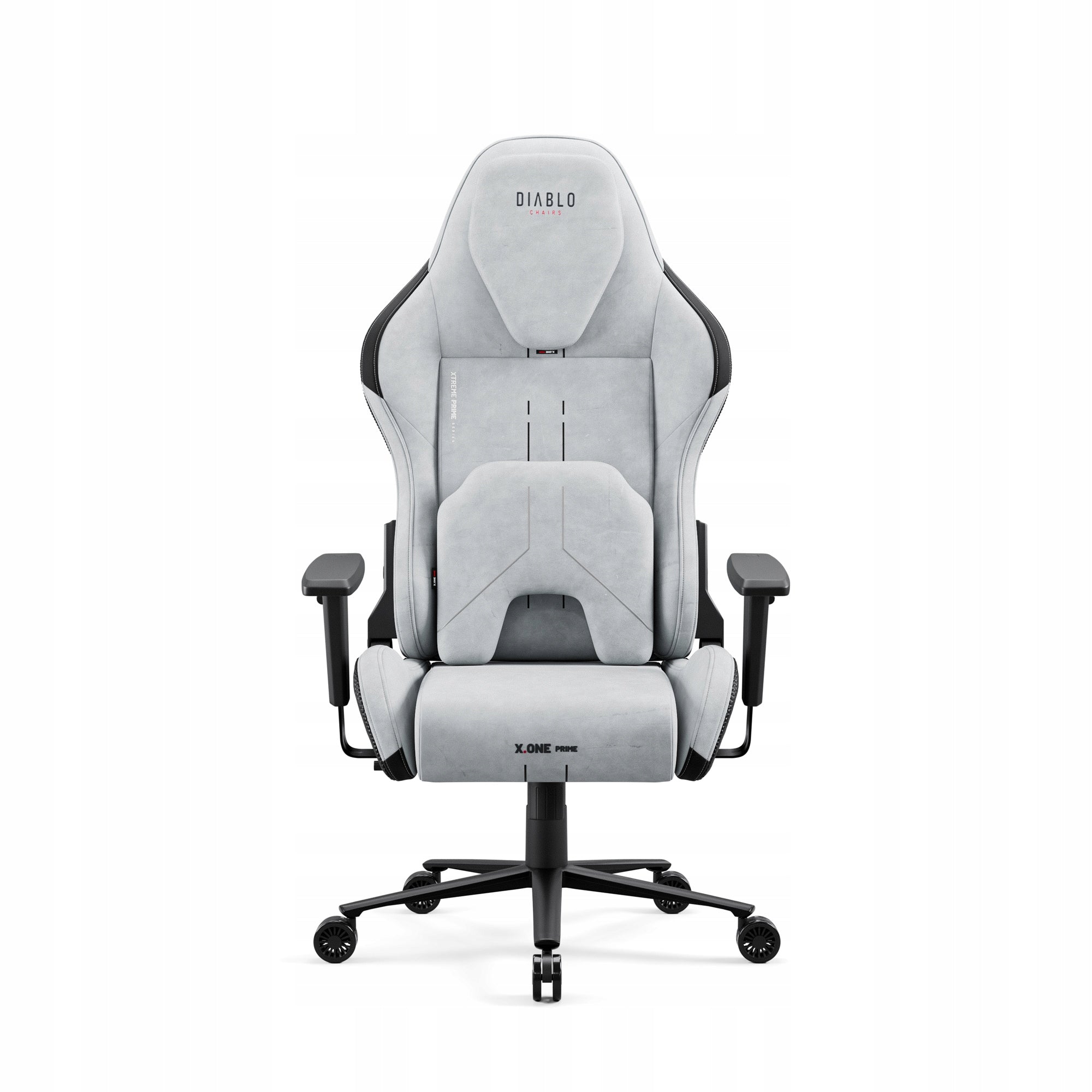 Gaming chair Diablo Chairs X.One Prime fabric grey Upholstery color gray