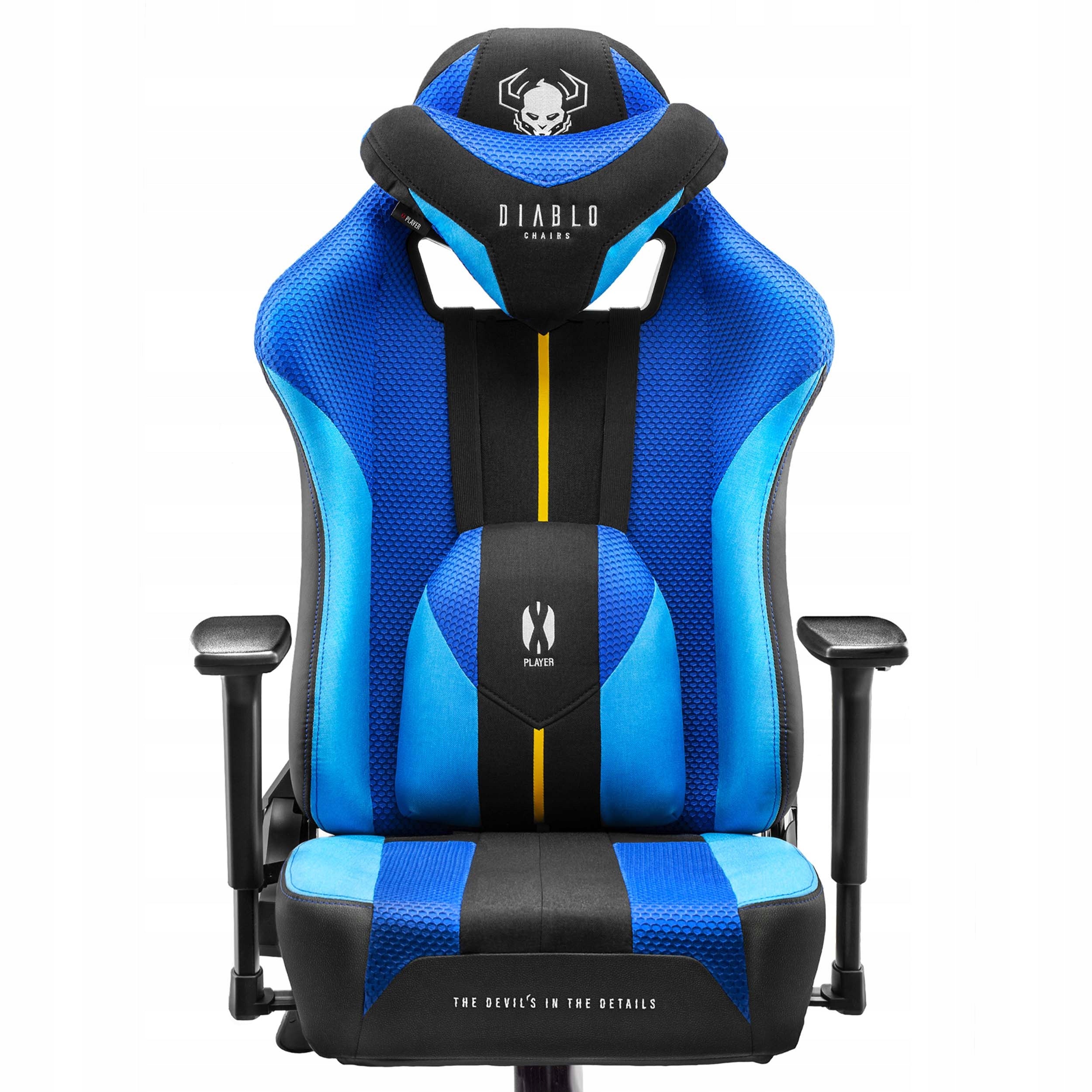 Gaming chair Diablo Chairs X-Player 2.0 fabric black-blue Manufacturer code 1225