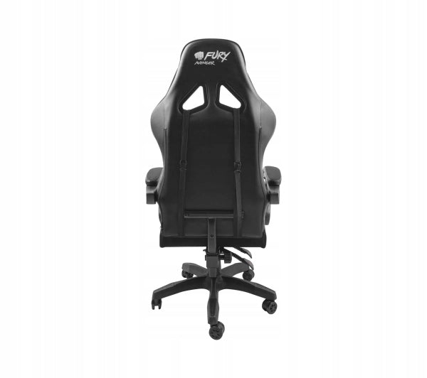 Gaming chair Fury Avenger L up to 150kg ECO Leather Black and White Packaging status original