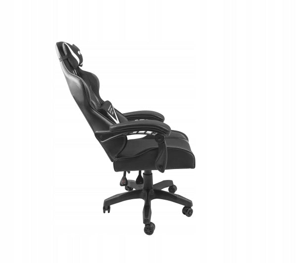 Gaming chair Fury Avenger L up to 150kg ECO Leather Black and White Upholstery color black