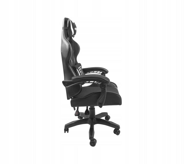 Gaming chair Fury Avenger L up to 150kg ECO Leather Black and White Upholstery material faux leather