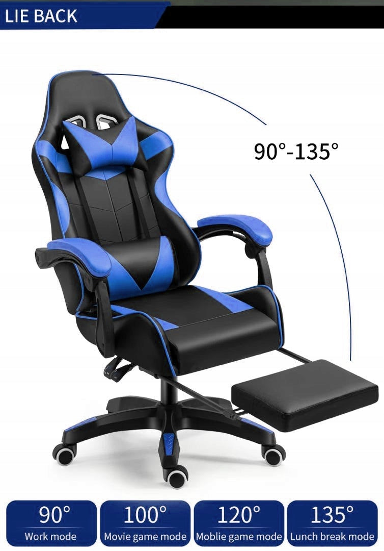 Gaming chair Games blue/black swivel office chair + massage Manufacturer code 11-265--