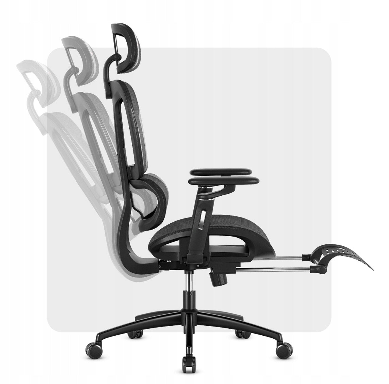 Gaming chair HUZARO Combat 7.9 Black Furniture height 133 cm