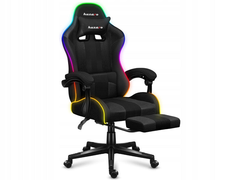 Gaming chair HUZARO Force 4.7 RGB Mesh Black