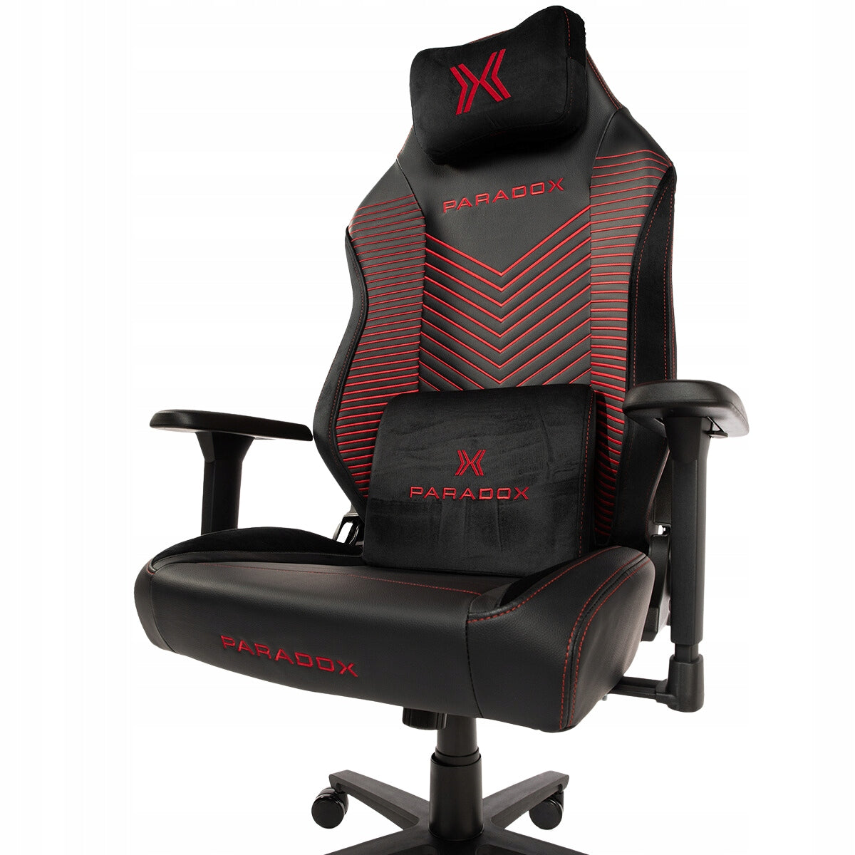 Gaming chair Paradox Vanguard Crimson Arovs eco-leather beautiful design