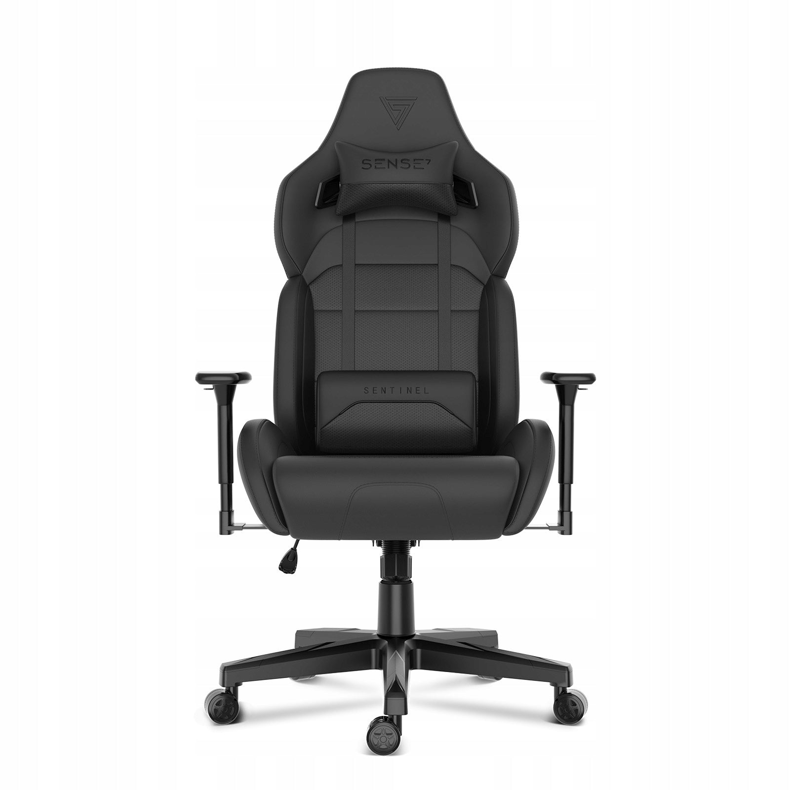 Gaming chair Sense7 Sentinel Faux leather black Manufacturer code 8148246