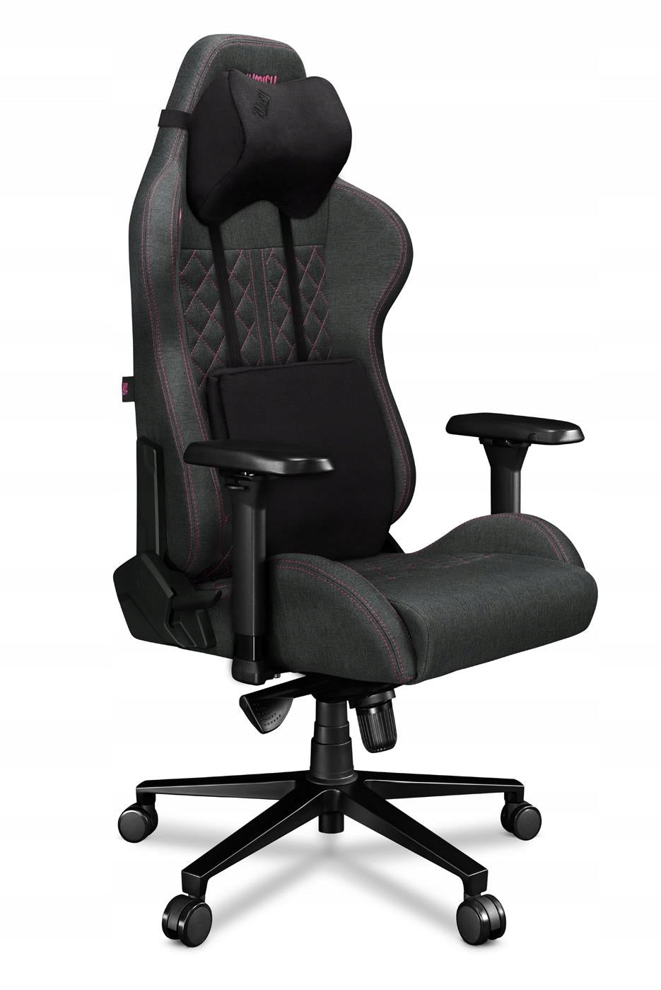 Gaming chair Yumisu 2050 Dark grey-pink Fabric Packaging status original