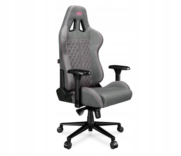 Gaming chair Yumisu 2050 (Light grey Pink) Fabric Model 2050