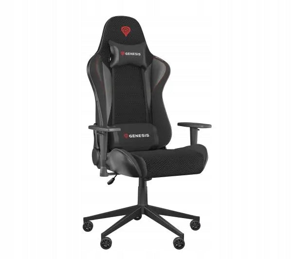 Gaming chair for gamers Genesis Nitro 440 G2 up to 120kg ECO Leather Black Model Nitro 440 G2