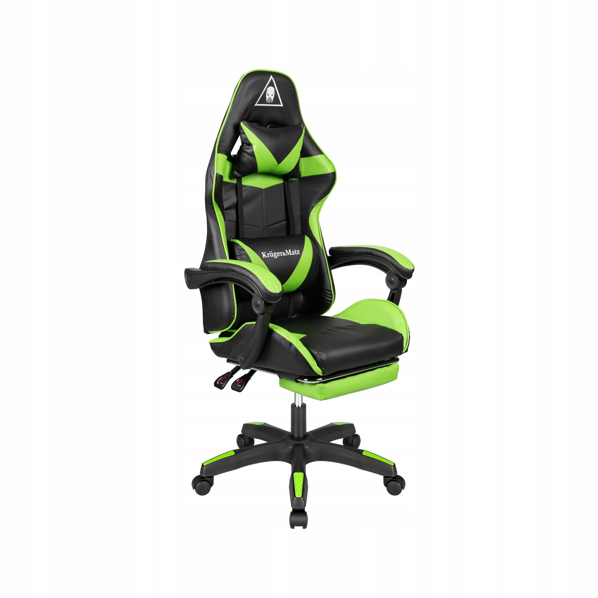 Gaming chair for gamers swivel office chair footrest Kruger&Matz Manufacturer code KM0790-GR