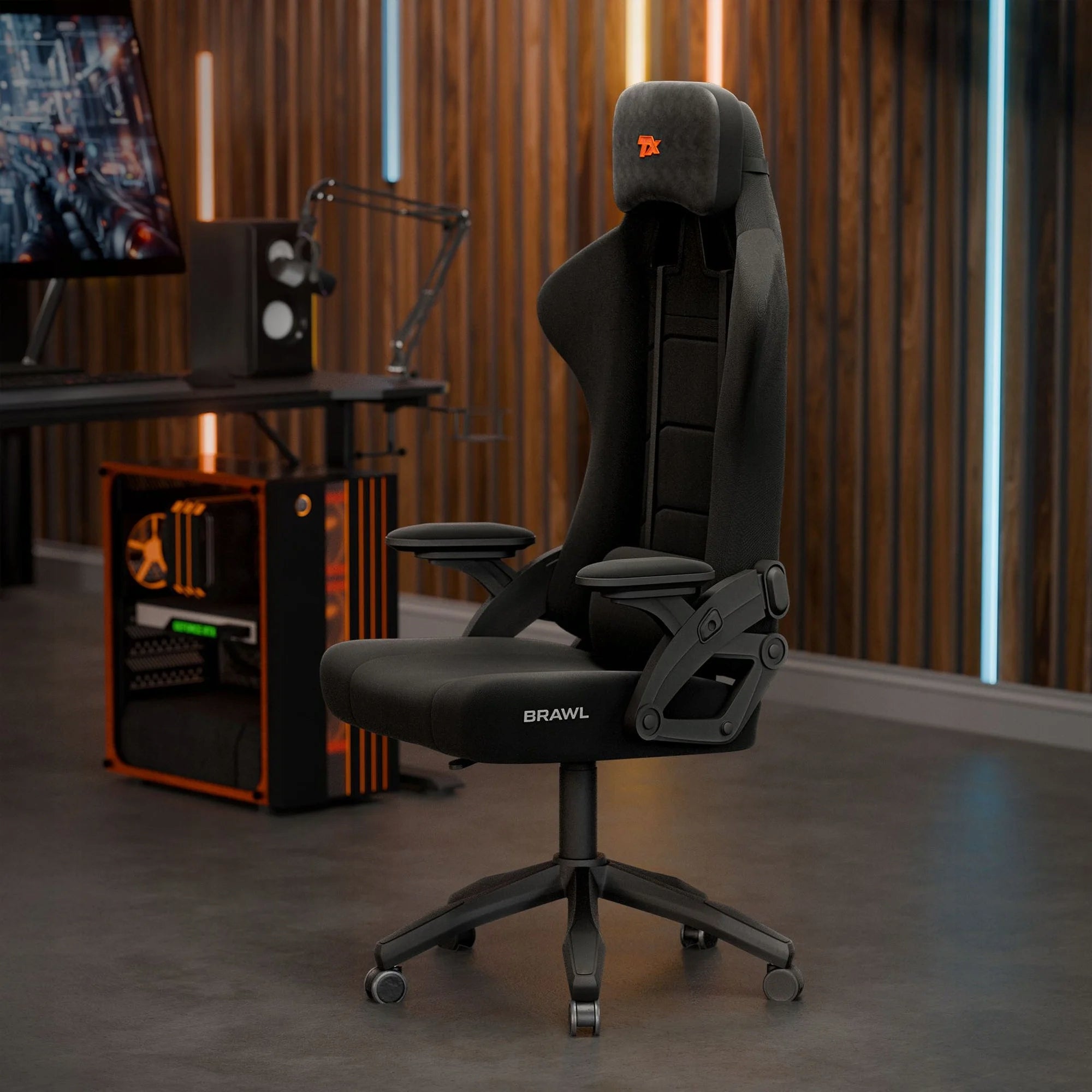Gaming chair swivel bucket office chair adjustable TREX E-SPORTS Packaging status original