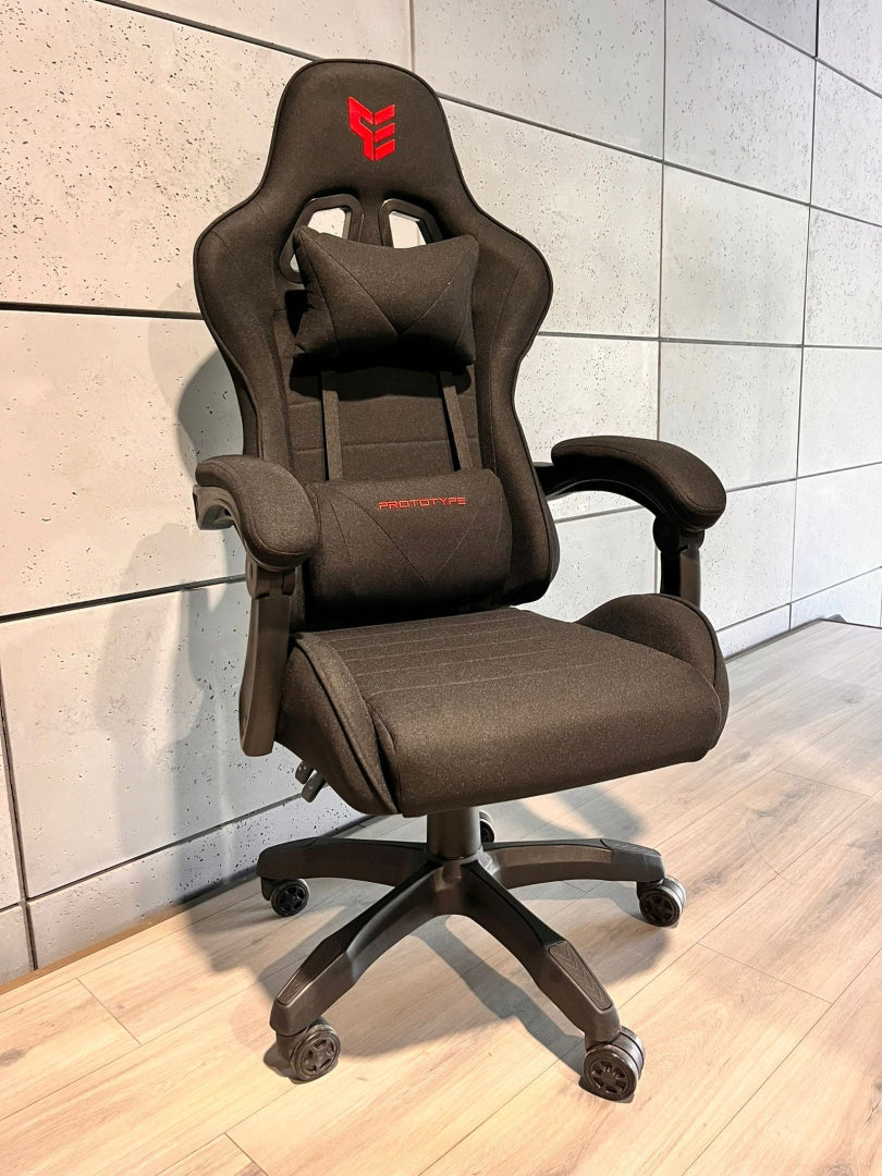 Gaming chair swivel player fabric for desk breathable GAME XL Furniture depth 55 cm