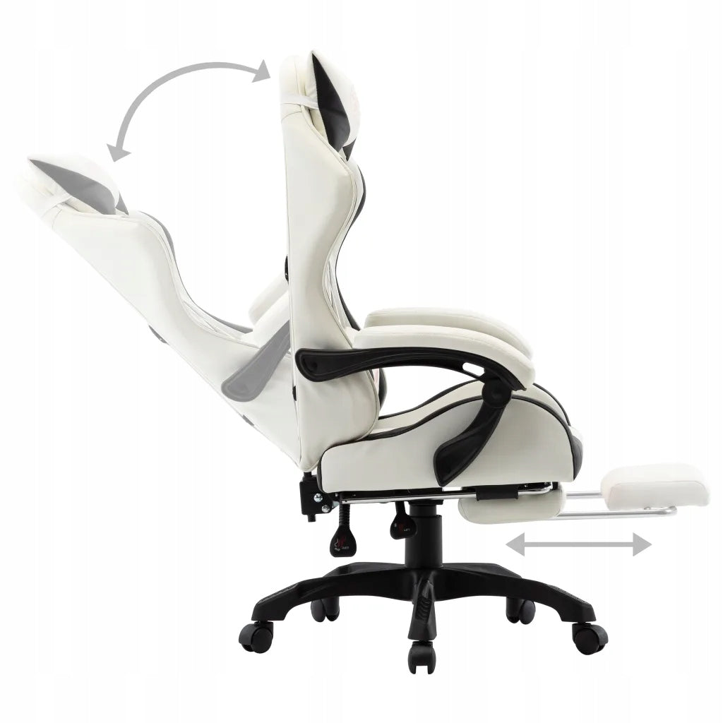 Gaming chair with footrest VidaXL Brand VidaXL