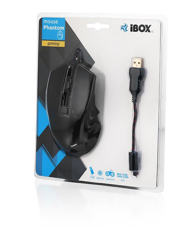 Gaming mouse IBox IMOHM253 Phantom optical sensor Manufacturer code IMOHM253