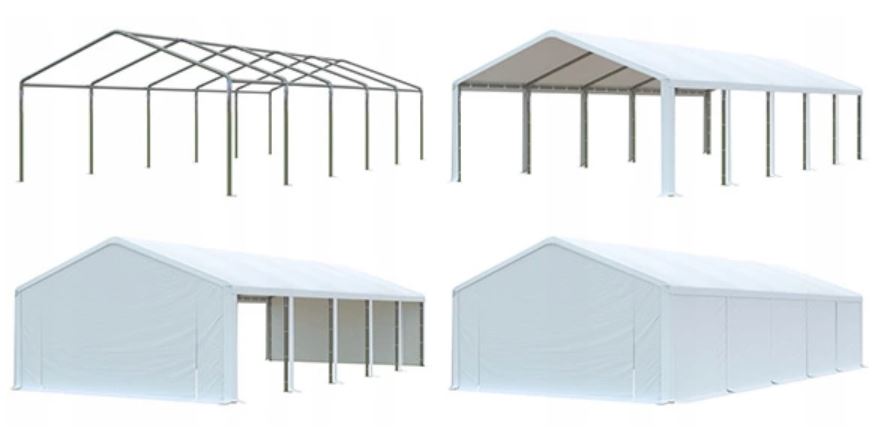 Garage Tent 5x10 Warehouse Industrial Garden Pavilion Type tent