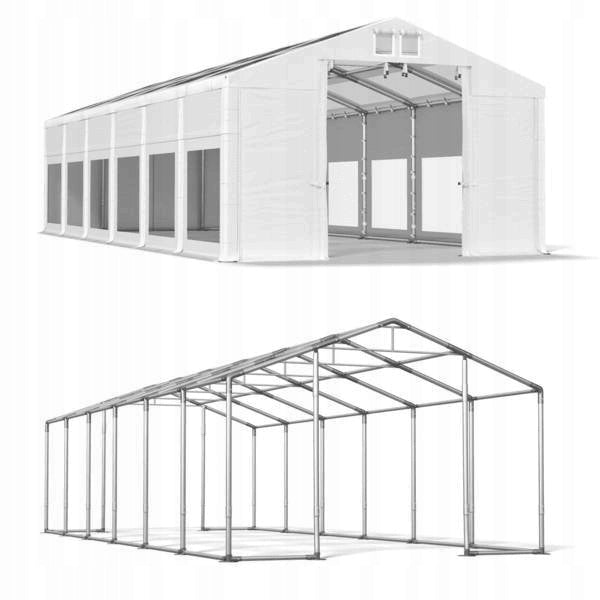 Garage Tent 8x12m [3m] Steel DAS 580 W