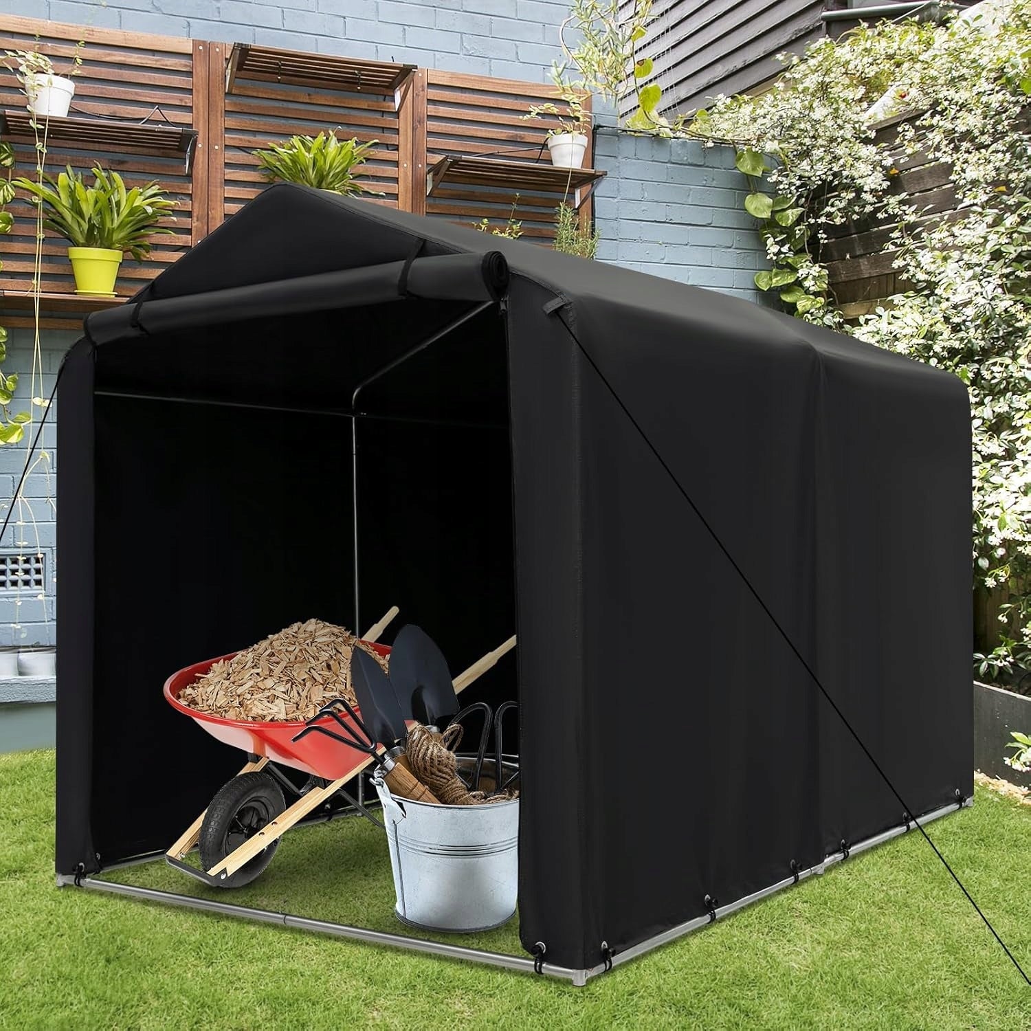 Garage Tent for Tools Bike Quad Garage Storage Tool House Manufacturer code 961071