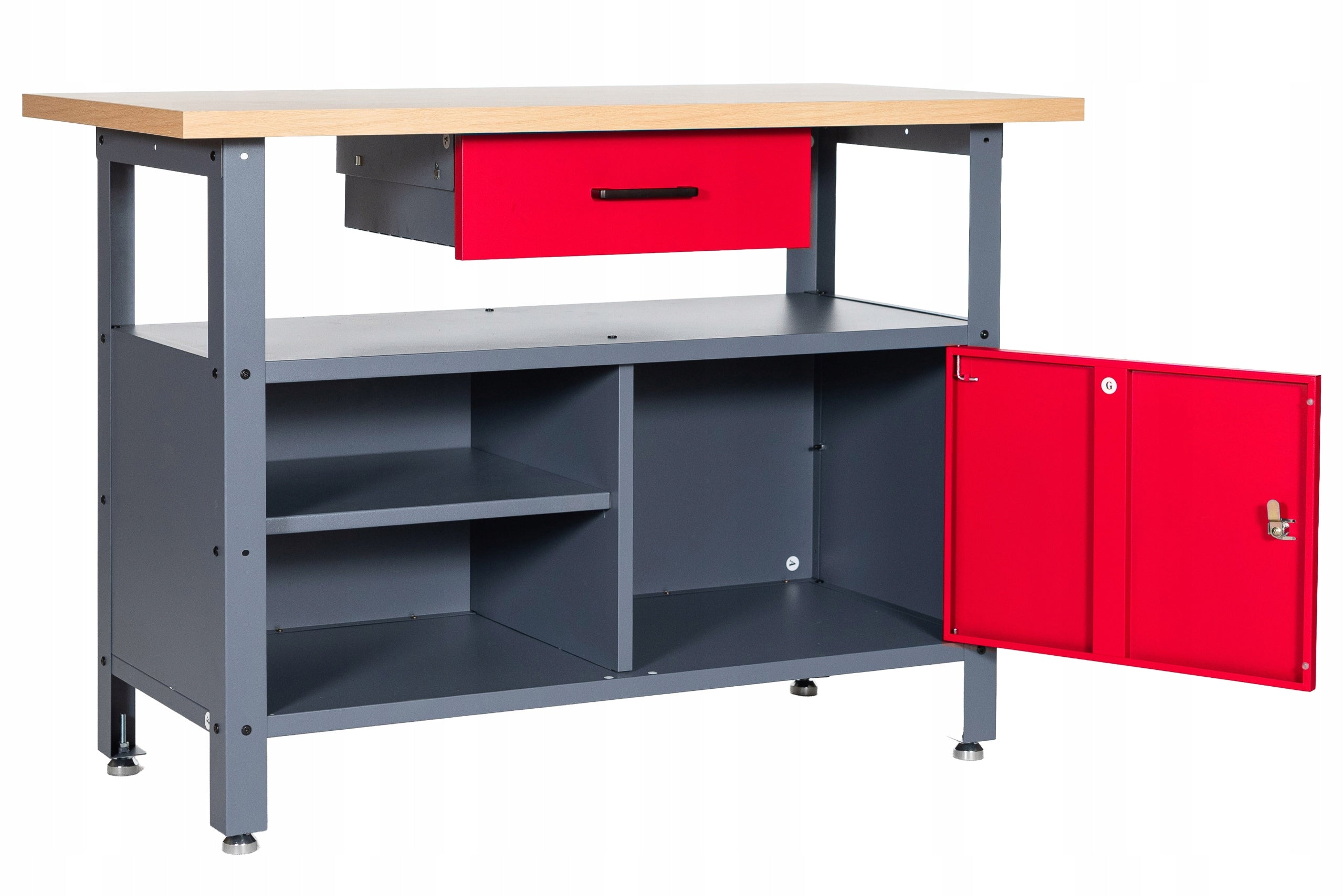 Garage Workbench for Tools Anthracite-Red Premium Manufacturer code LNDczerw