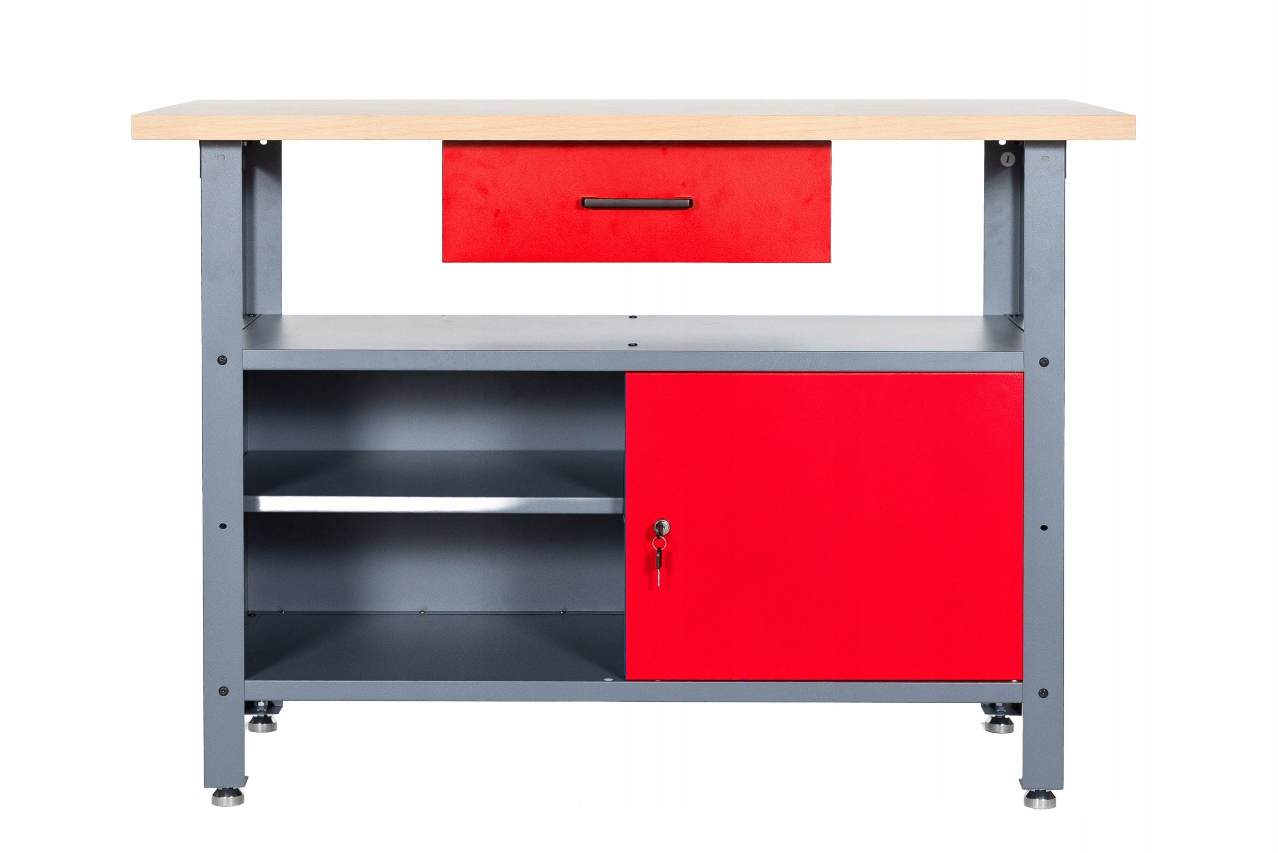 Garage Workbench for Tools Anthracite-Red Premium Packaging status original