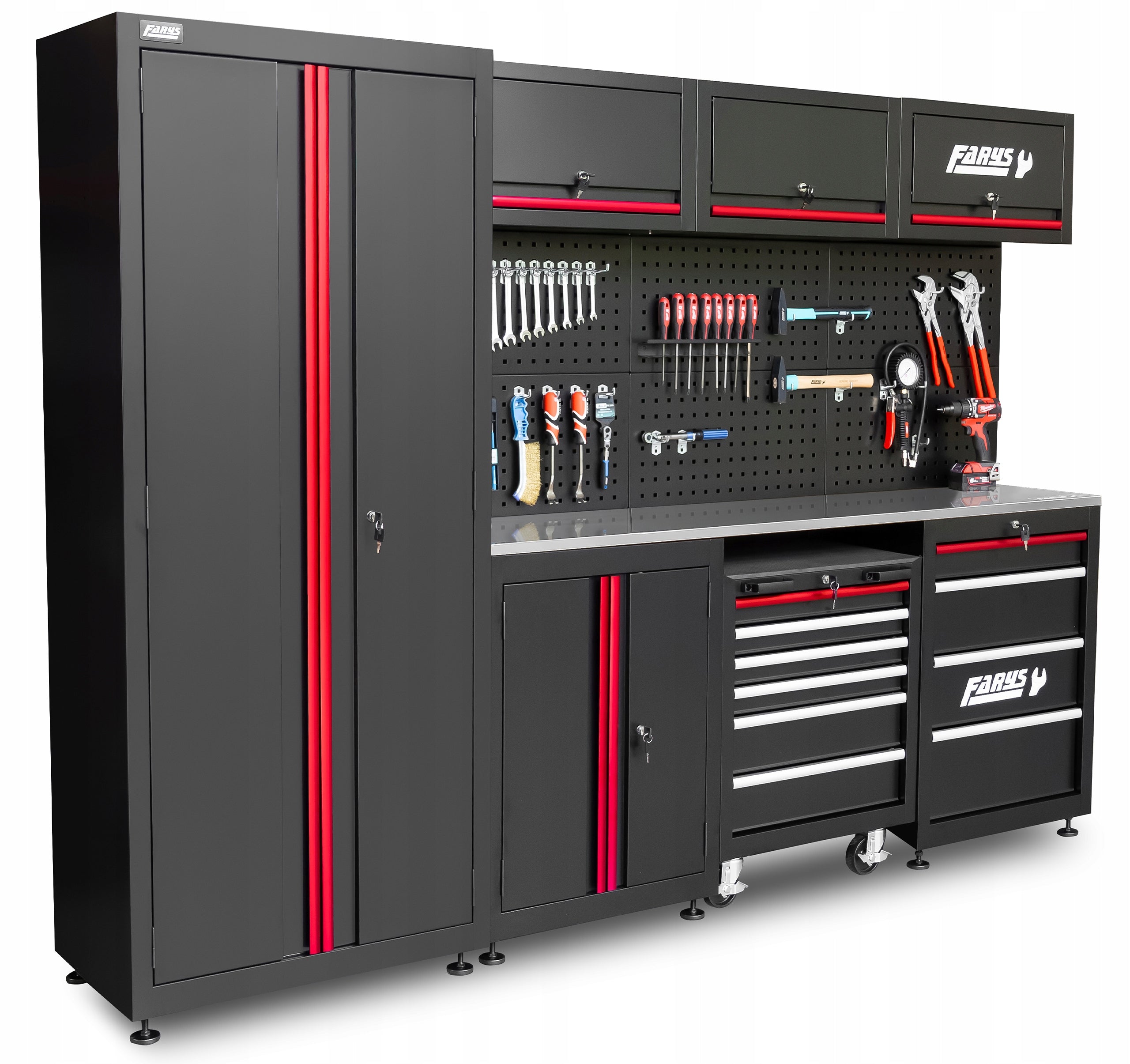 Garage furniture Workshop shelving unit for garage metal FR4113M hooks FREEBIE Manufacturer code FR4113M