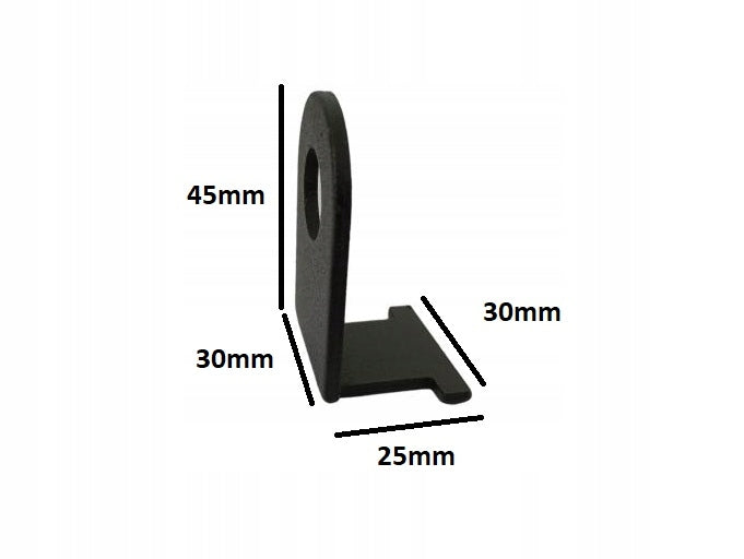 Garage, gate and door latch, double-leaf lock, XL, painted Dominant material steel