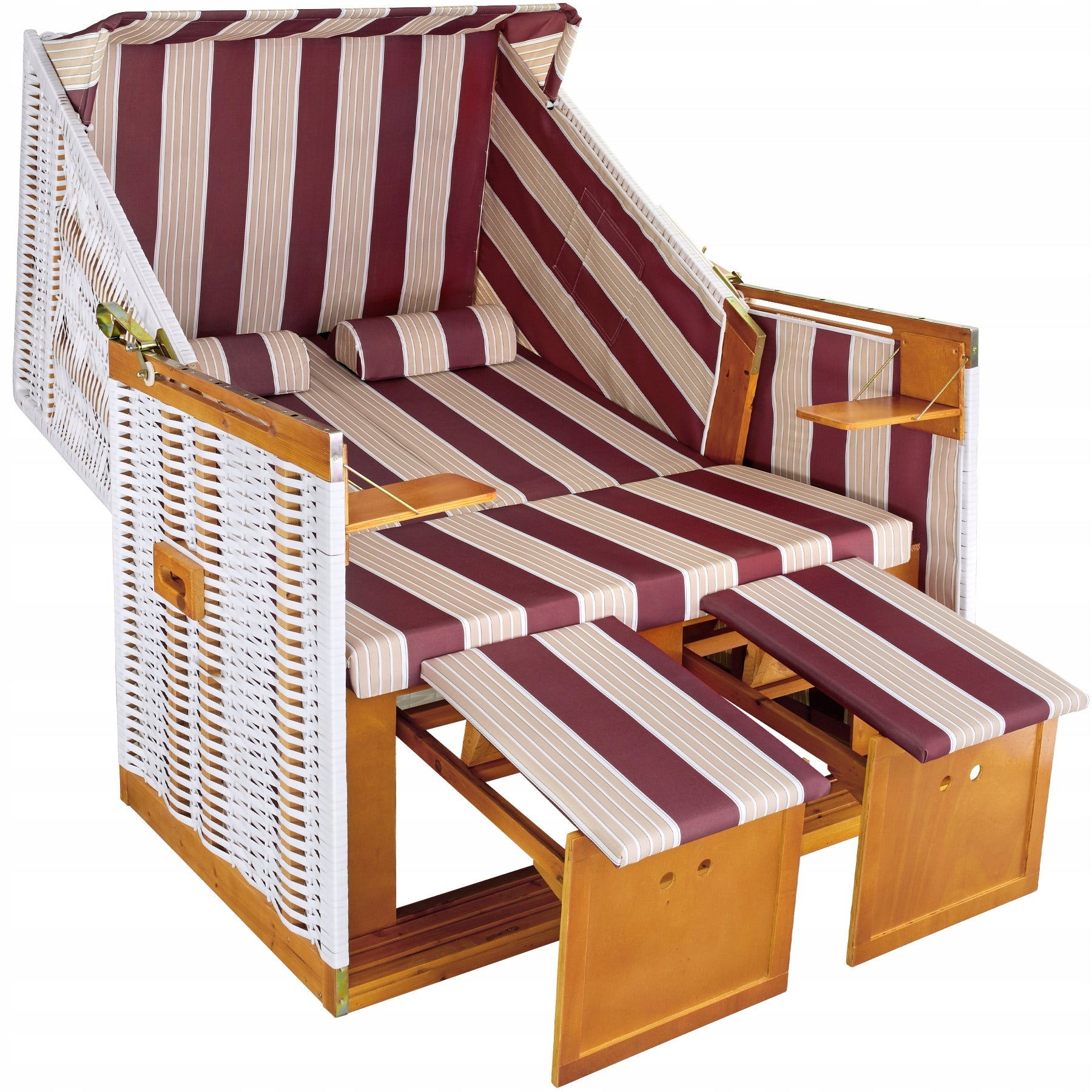 Garden Beach Basket with Cover Brand TecTake