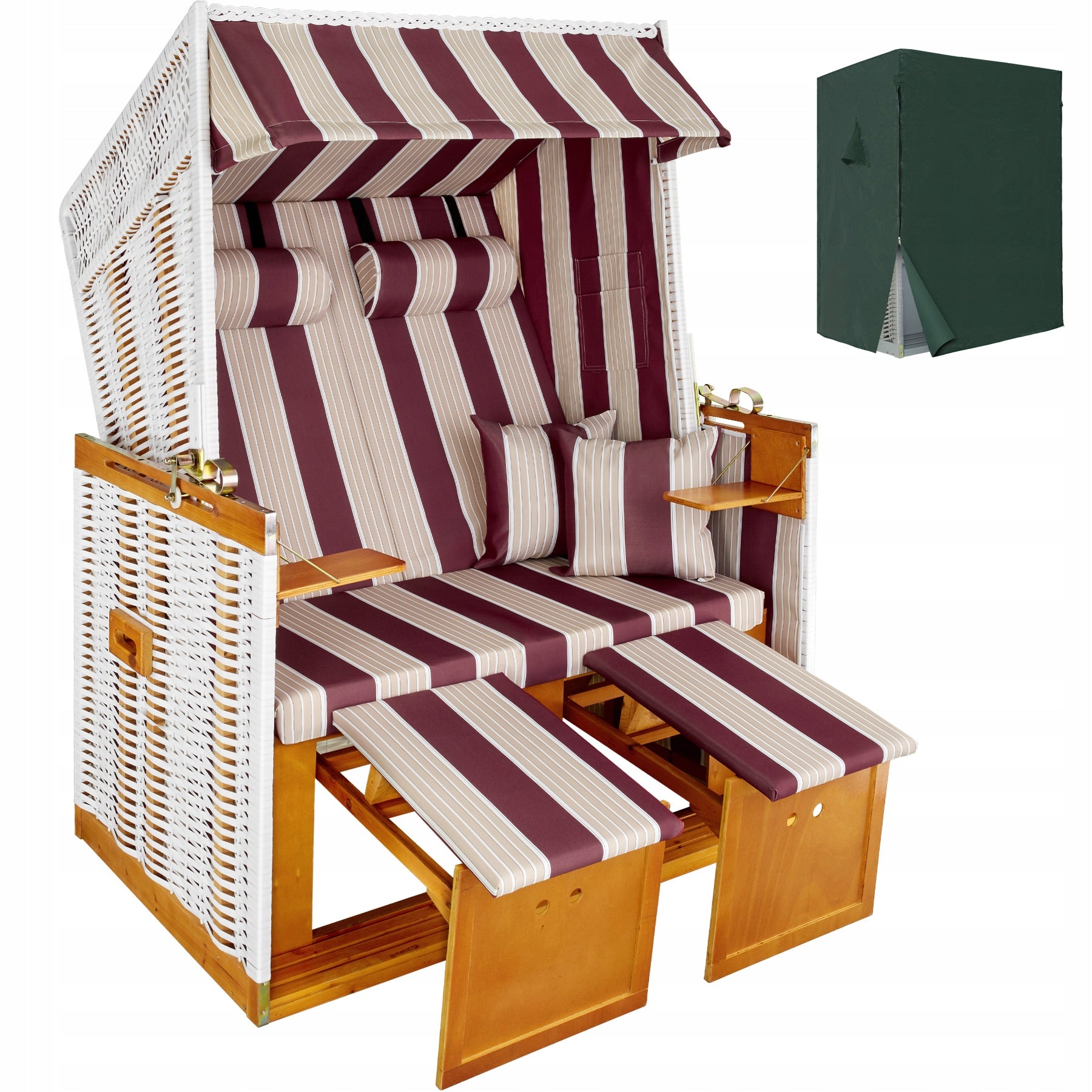Garden Beach Basket with Cover