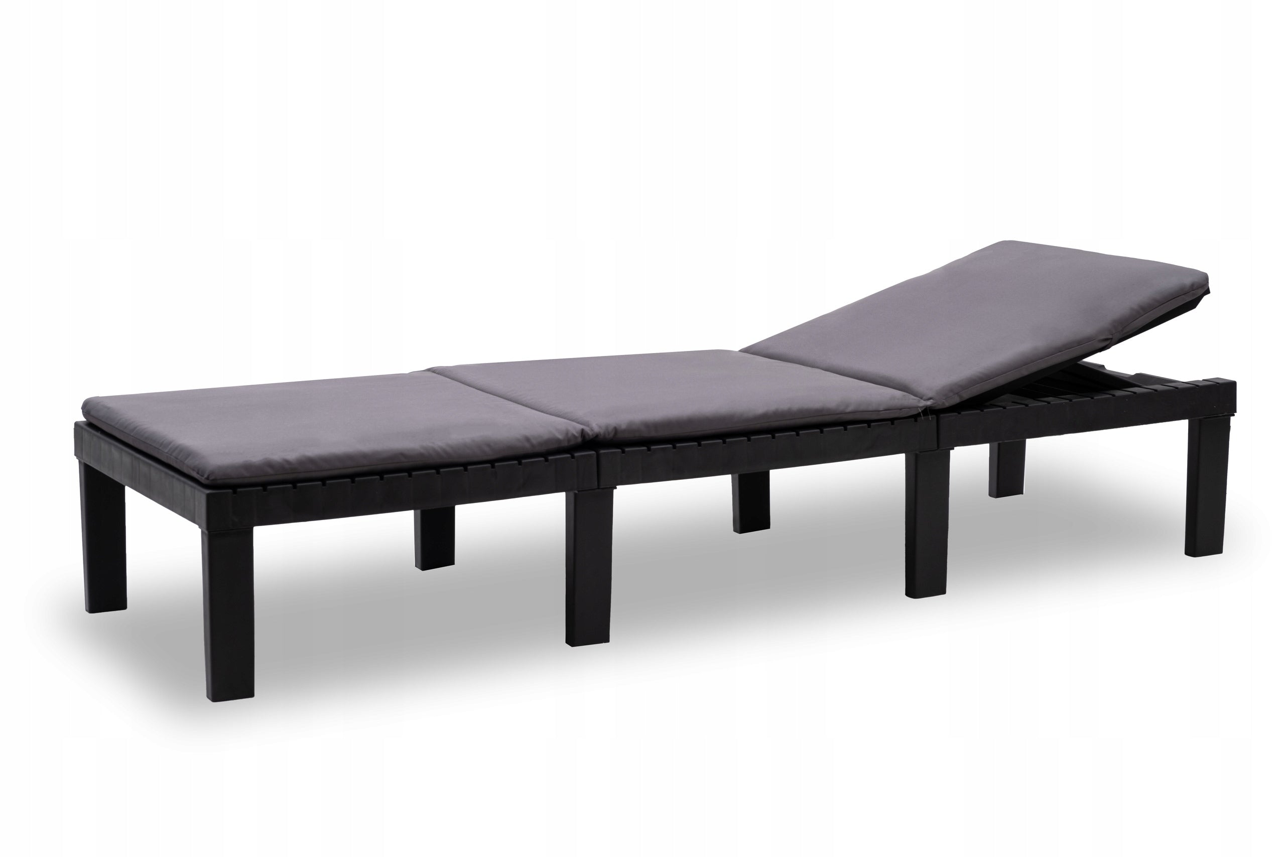 Garden Beach Lounger with PILLOW Haiti PROgarden Anthracite Brand ProGarden